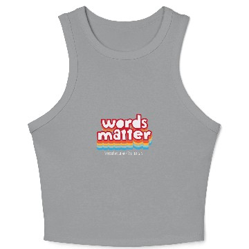 Discover Speech Language Pathology SLP Speech Therapy Crop Tank Top Crop Tank Top