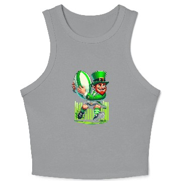Discover Leprechauns Rugby St Patricks Day Crop Tank Top