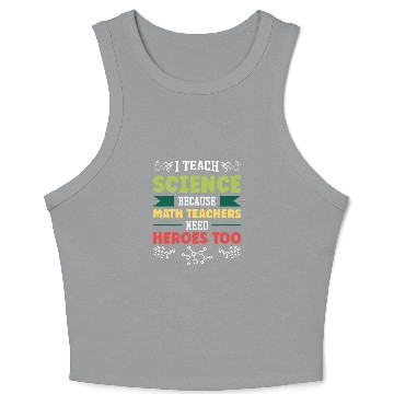 Discover Professor Teaching Student Science Teacher Crop Tank Top