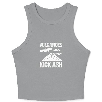 Discover Volcanoes Kick Ash 2 Crop Tank Top
