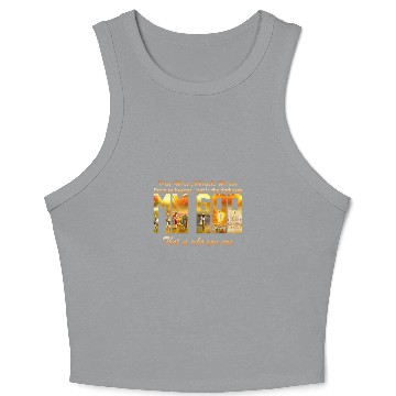 Discover Bible Verse Waymaker Promise Keeper Miracle Worker Christian Crop Tank Top