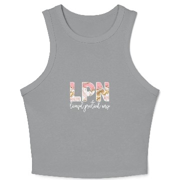 Discover Licensed Practical nurses LPN Nursing Student LPN nurses Crop Tank Top