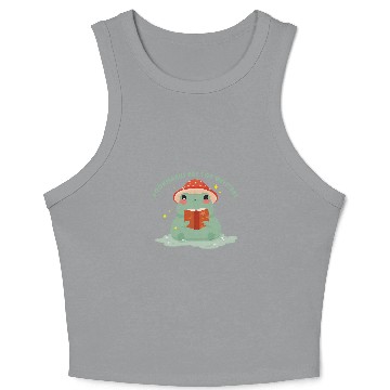Discover Frog Bookmarks Are For Quitters Books Crop Tank Top