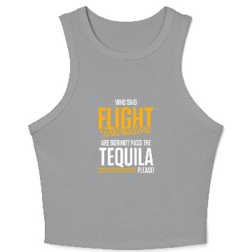 Discover Flight Instructor Pilot Aviation Trainer 26 Crop Tank Top