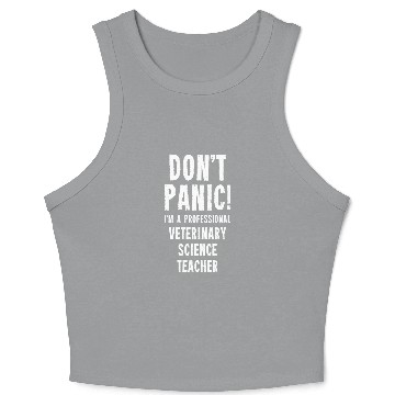Discover Veterinary Science Teacher Crop Tank Top
