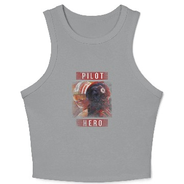 Discover Star Wars Squadrons Pilot Hero Poster Crop Tank Top