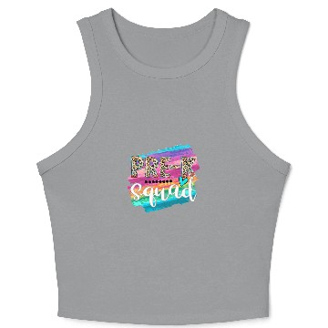 Discover PreK Squad Leopard Print Back To School Teacher Student Crop Tank Top