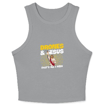 Discover Quadcopter Design for a Drone Pilot Crop Tank Top