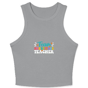 Discover Substitute Teacher 4 Crop Tank Top