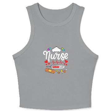 Discover nurses Nursing School Nursing Student 1 Crop Tank Top