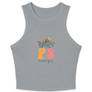 Discover Groovy Wildflower Plastic Surgery nurses Tees Crop Tank Top