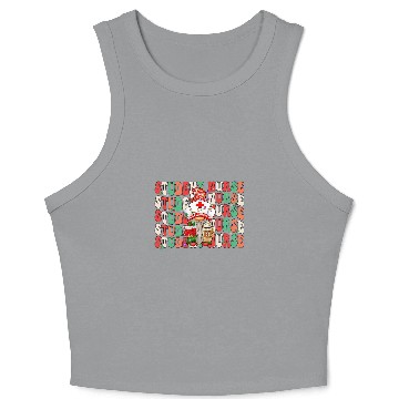 Discover Groovy Student nurses Christmas Gnome Funny Nursing Student Crop Tank Top