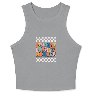 Discover Student Council Member World Student Day Crop Tank Top