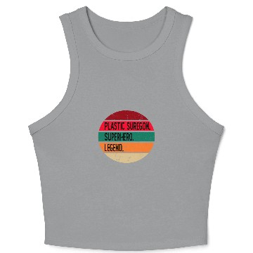 Discover Plastic surgeon superhero legend Crop Tank Top