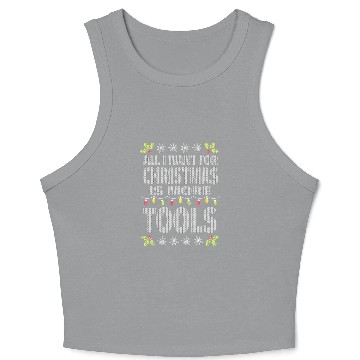 Discover Christmas Gift For Metal Worker Crop Tank Top