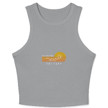Discover Occupational Therapy Student OT Therapist OT Assistant 12 Crop Tank Top