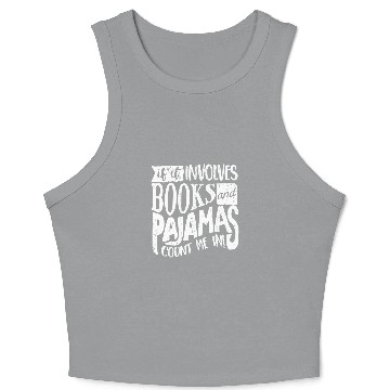 Discover Book Lover Librarian Bookworm Reading Club Reading 7 Crop Tank Top