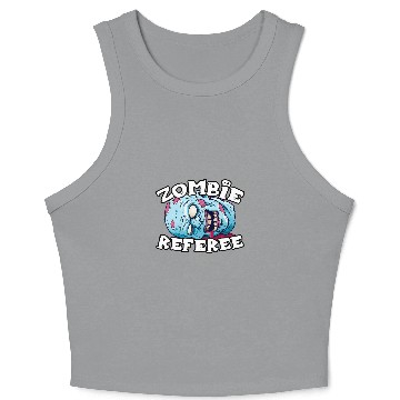 Discover Zombie REFEREE Halloween Simple Costume REFEREES Crop Tank Top