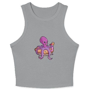 Discover Octopie Pi Day Octopuss Pie Geometry Math Teacher Student Crop Tank Top