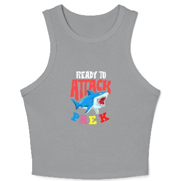Discover Ready To Attack Pre K Student Teaching Pre K Teacher Crop Tank Top