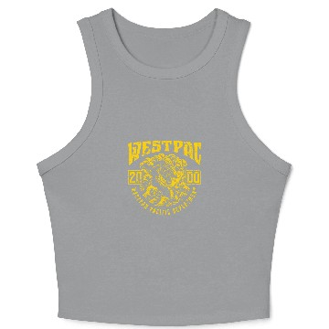 Discover Westpac 2000 Western Pacific Deployment Design for Sailors Crop Tank Top
