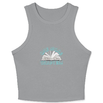 Discover One More Chapter Book Lover Reader Reading Teacher 1 Crop Tank Top
