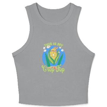 Discover Corn Lover This Is My Crop Top Corn Farmer Crop Tank Top