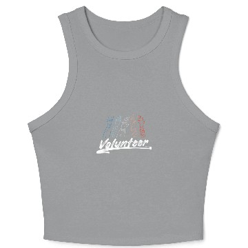 Discover Volunteer Voluntary Volunteering Crop Tank Top