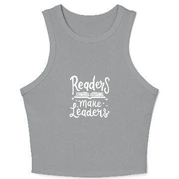 Discover Book Reading Teacher Librarian Reader Crop Tank Top