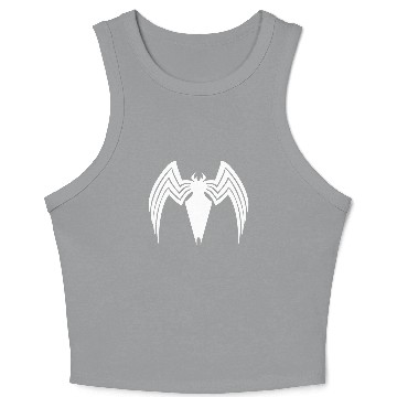 Discover Venom Logo Unisex Heavy Blend Hooded Crop Tank Top