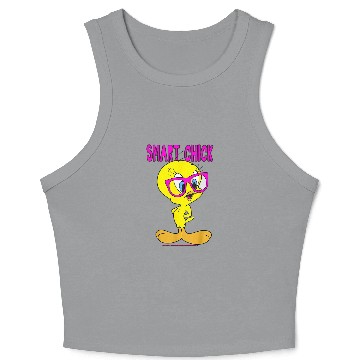 Discover Looney Tunes Tweety Bird Smart Chick Crop Tank Top