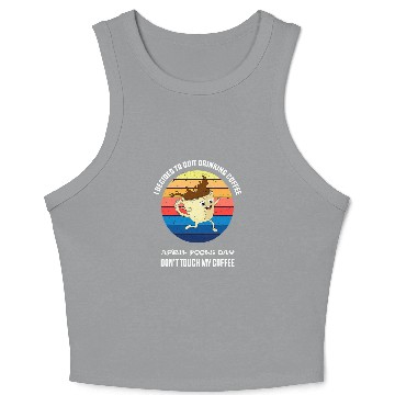 Discover april fools day coffee lovers Crop Tank Top