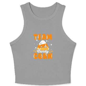 Discover Halloween Team Candy Corn Funny Candy Corn Crop Tank Top