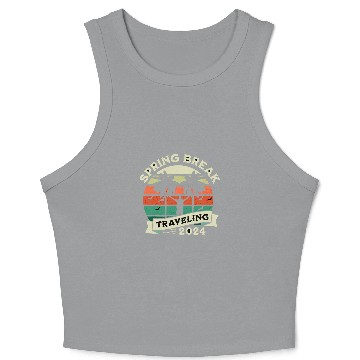 Discover Spring Break Vacation traveling Crop Tank Top