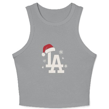 Discover Dodger Christmas Crop Tank Top