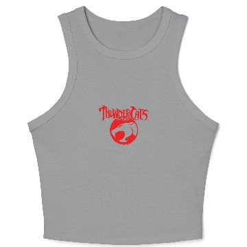 Discover Fifth Sun Men's ThunderCats Classic Red Logo Emblem Pull Over Crop Tank Top