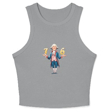 Discover Six Seven Crop Tank Top George Washington Design