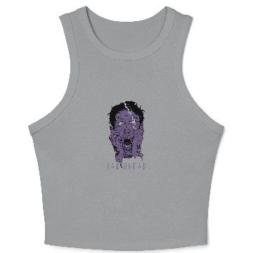 Discover Radiohead Screaming Crop Tank Top