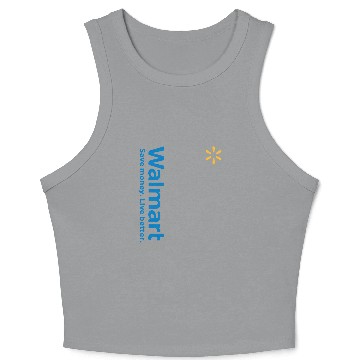 Discover Walmart Logo Baseball Jackets Short Sleeve Men and Women Crop Tank Top
