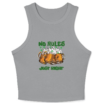 Discover st paddy funny day, green beer Irish day Crop Tank Top