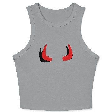 Discover Devil Horns Crop Tank Top