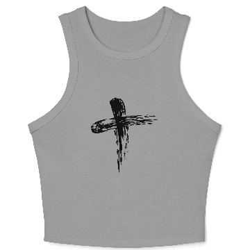 Discover ash cross Crop Tank Top