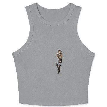 Discover AO Titan Levi Ackerman Crop Tank Top