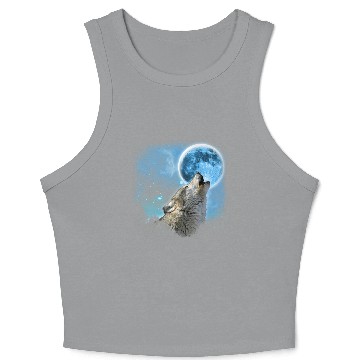 Discover Silver Wolfs Skylight 3px Crop Tank Top
