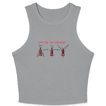 Discover Gym for the Weekend Crop Tank Top