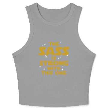 Discover Star Wars: The Sass Is Strong Crop Tank Top