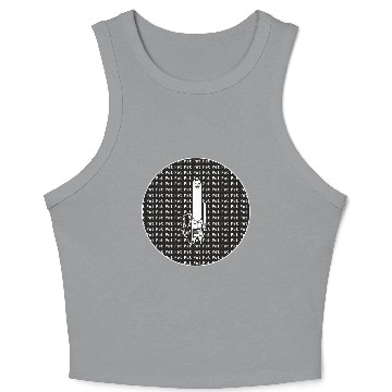 Discover Undertale Lesser Dog Women's Crop Tank Top