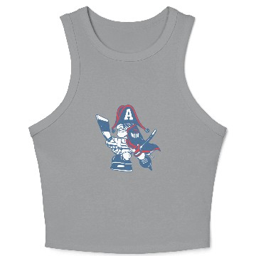 Discover Milwaukee admiral cartoon Crop Tank Top