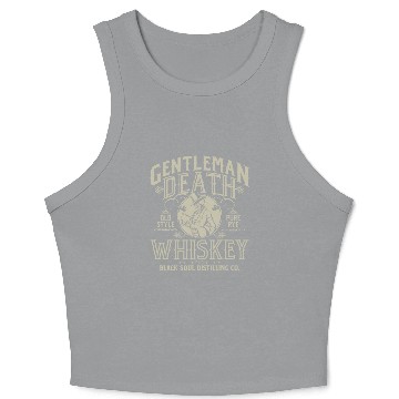 Discover Gentleman Death Whiskey Crop Tank Top