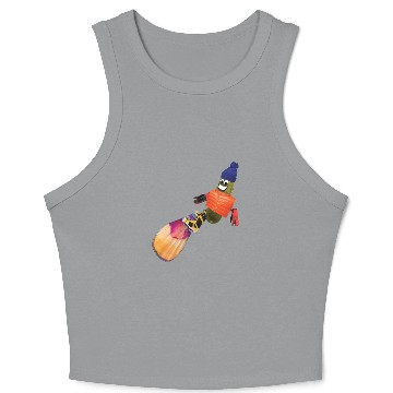 Discover Snowboard Pickle Crop Tank Top
